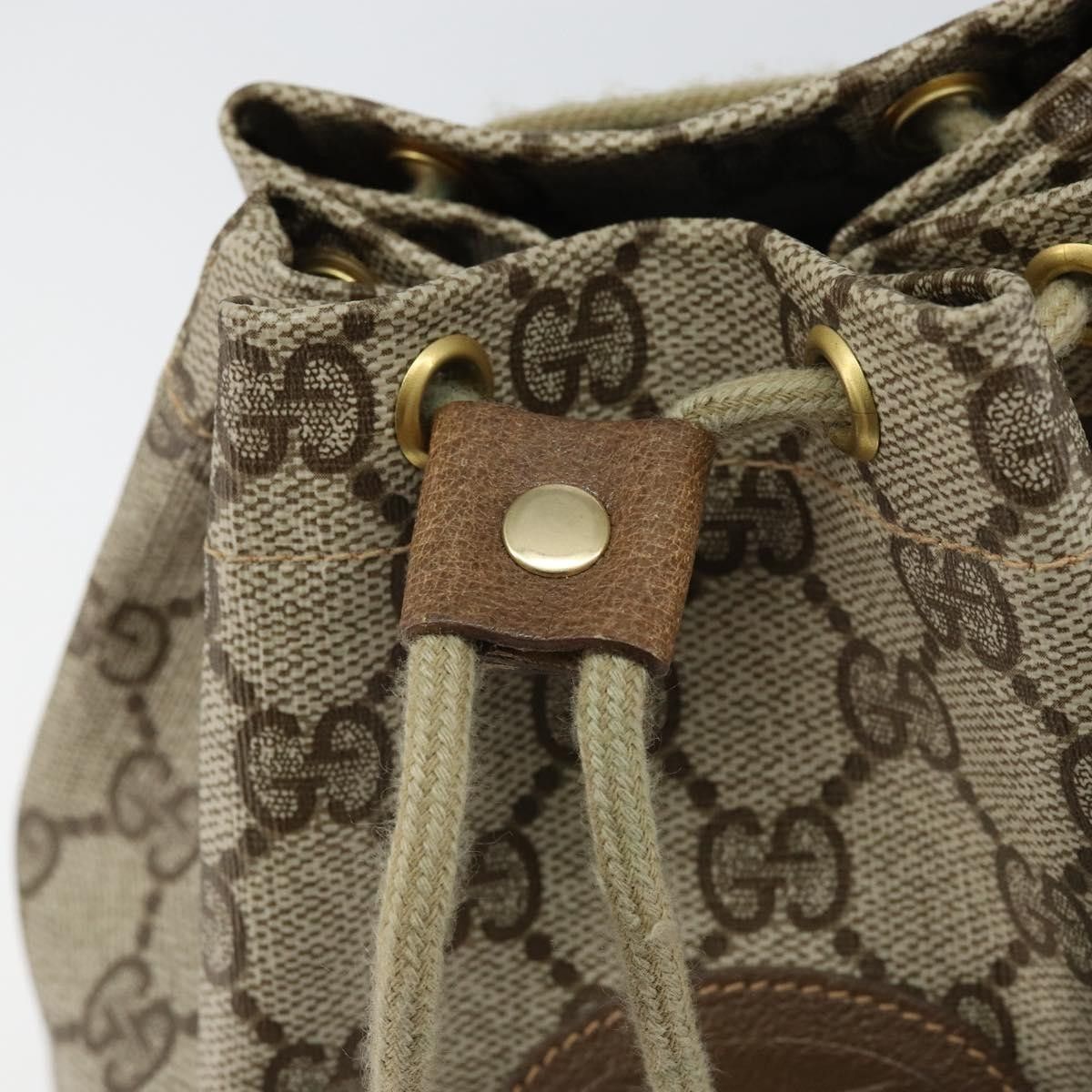 Gucci Gucci Drawstring Bucket Bag GG Canvas Size ONE SIZE - 13 Thumbnail