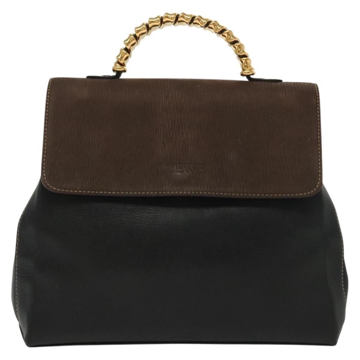 Loewe Loewe Vintage Velazquez Top Handle Bag Leather Size ONE SIZE - 17 Thumbnail