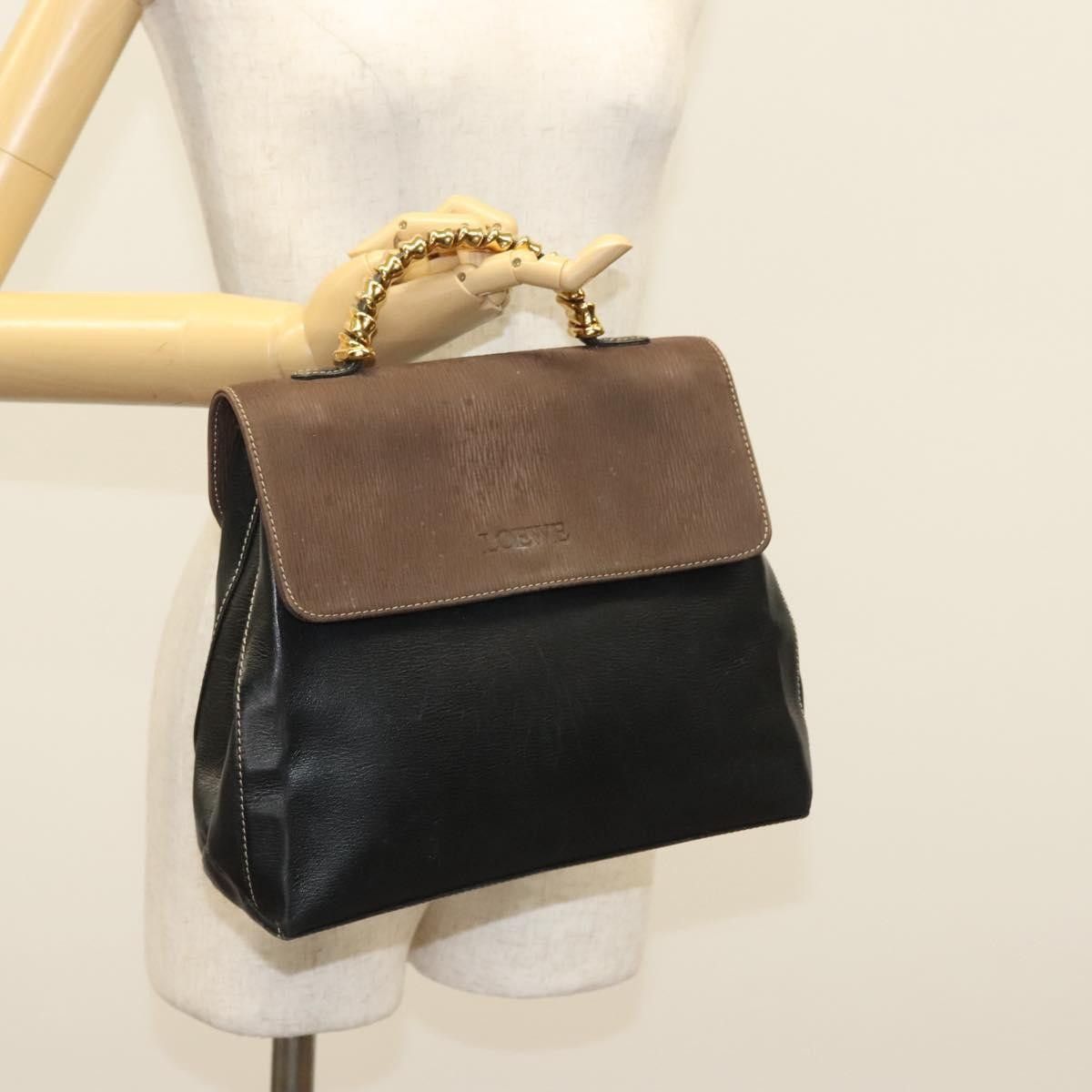 Loewe Loewe Vintage Velazquez Top Handle Bag Leather Size ONE SIZE - 12 Thumbnail