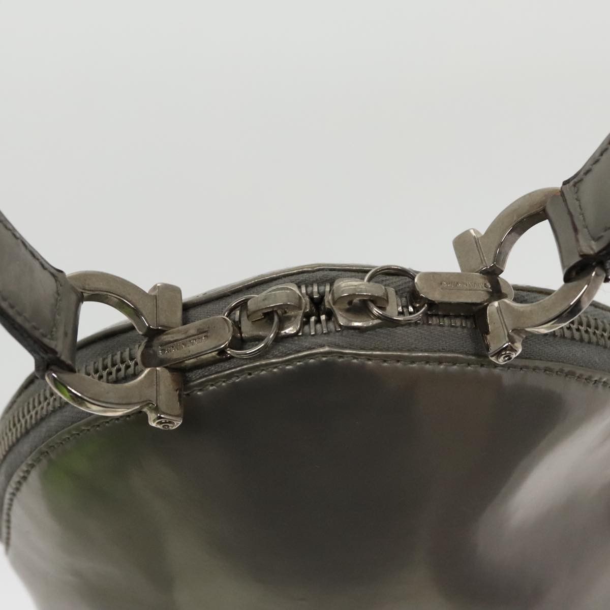 Salvatore Ferragamo Salvatore Ferragamo Gancini handbag Patent leather Size ONE SIZE - 16 Thumbnail