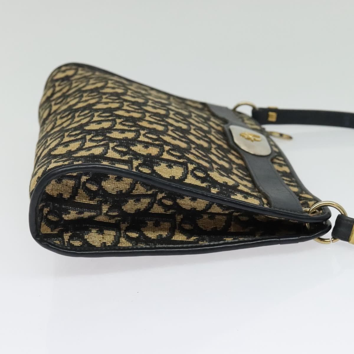 Dior Christian Dior Vintage Trotter Crossbody Bag Canvas Size ONE SIZE - 4 Thumbnail