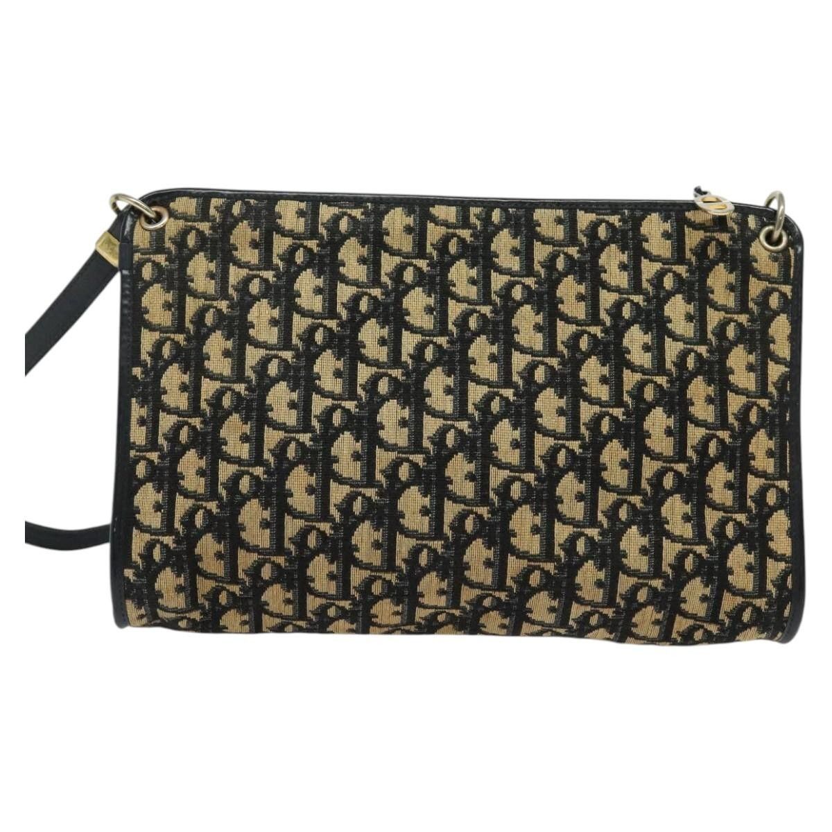 Dior Christian Dior Vintage Trotter Crossbody Bag Canvas Size ONE SIZE - 2 Thumbnail