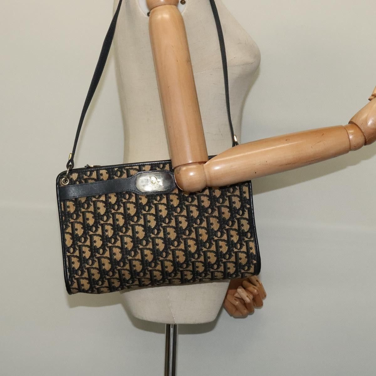 Dior Christian Dior Vintage Trotter Crossbody Bag Canvas Size ONE SIZE - 14 Thumbnail