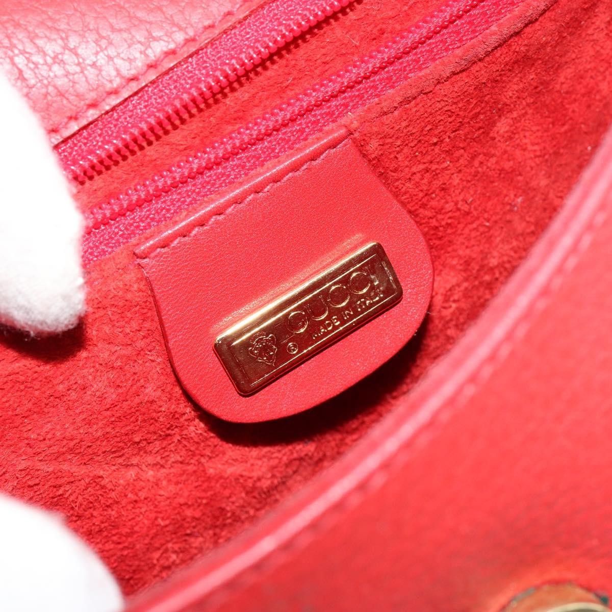 Gucci Gucci Vintage Flap Shoulder Bag Leather Size ONE SIZE - 6 Thumbnail