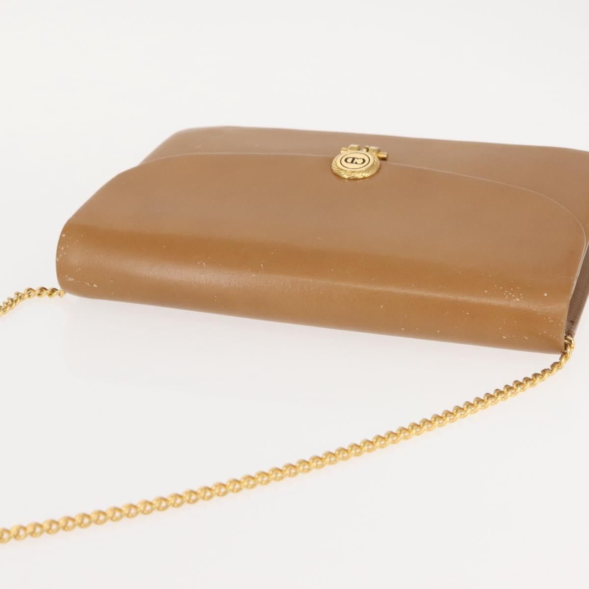Dior Christian Dior Vintage CD Chain Flap Shoulder Bag Leather Size ONE SIZE - 16 Thumbnail