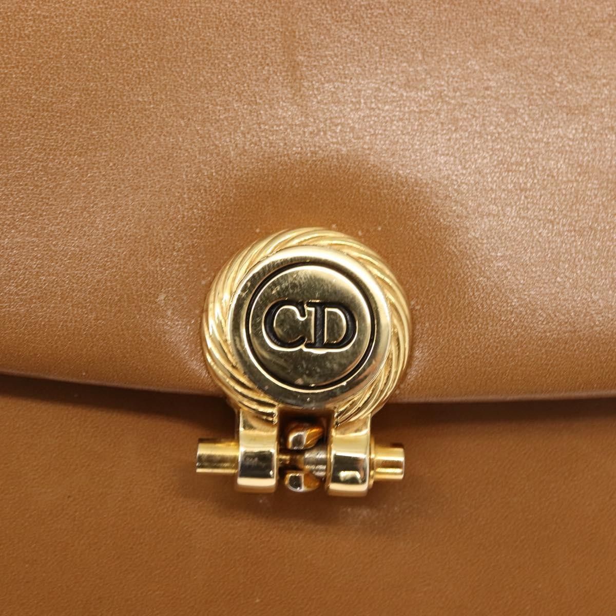Dior Christian Dior Vintage CD Chain Flap Shoulder Bag Leather Size ONE SIZE - 13 Thumbnail