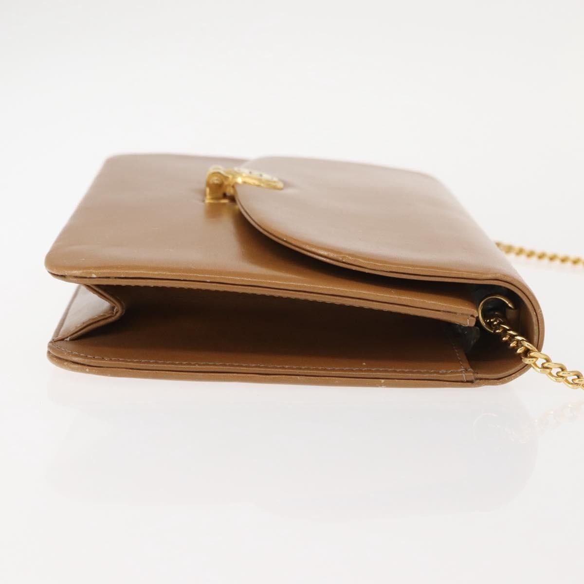Dior Christian Dior Vintage CD Chain Flap Shoulder Bag Leather Size ONE SIZE - 3 Thumbnail