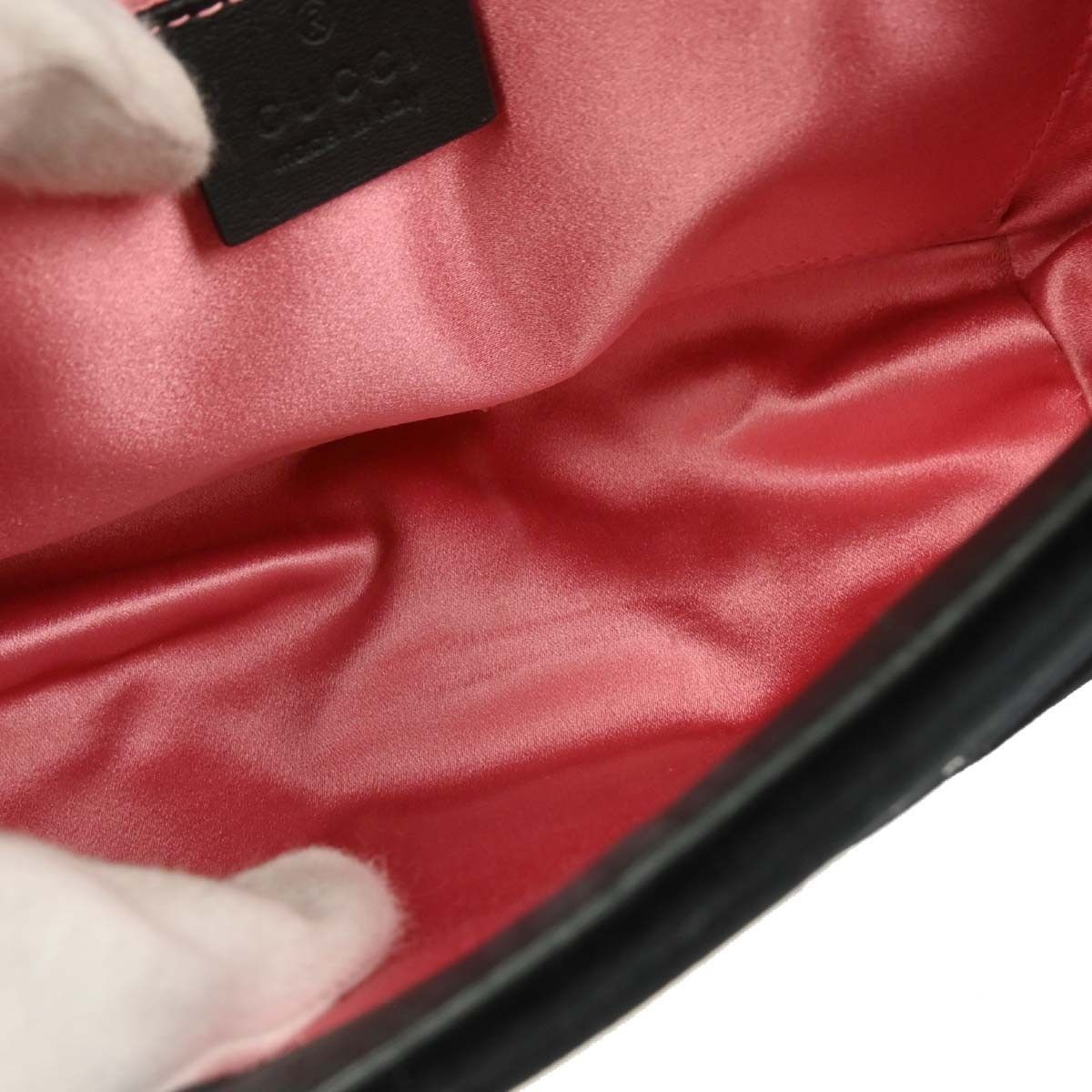 Gucci Gucci GG Marmont Flap Bag Matelasse Velvet Size ONE SIZE - 3 Thumbnail