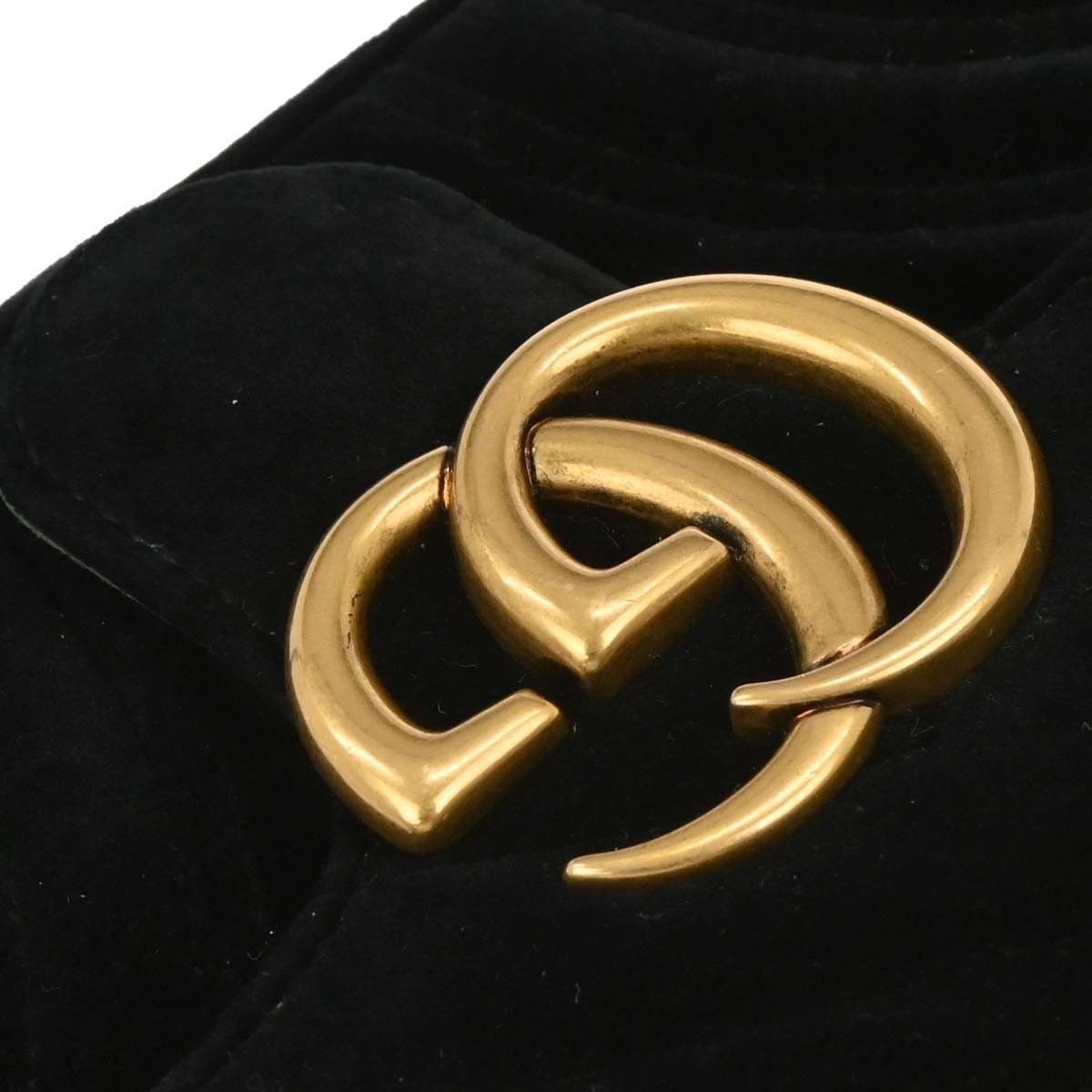 Gucci Gucci GG Marmont Flap Bag Matelasse Velvet Size ONE SIZE - 8 Thumbnail