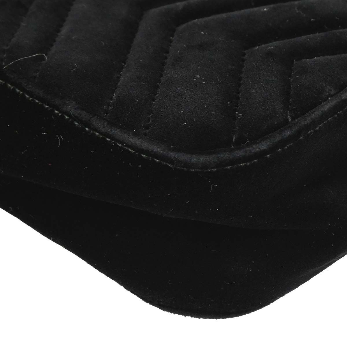 Gucci Gucci GG Marmont Flap Bag Matelasse Velvet Size ONE SIZE - 7 Thumbnail