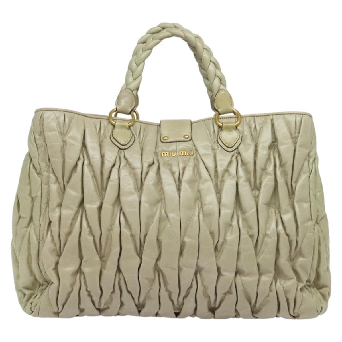 Miu Miu Miu Miu Coffer Convertible Satchel Leather Size ONE SIZE - 2 Thumbnail