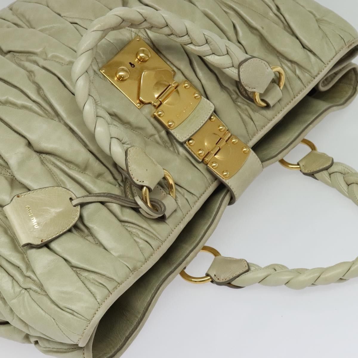 Miu Miu Miu Miu Coffer Convertible Satchel Leather Size ONE SIZE - 13 Thumbnail