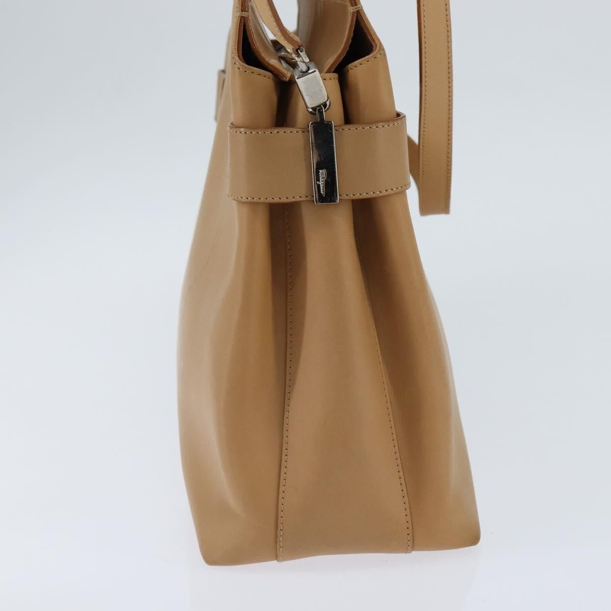 Salvatore Ferragamo Salvatore Ferragamo Gancini Tote Leather Size ONE SIZE - 4 Thumbnail