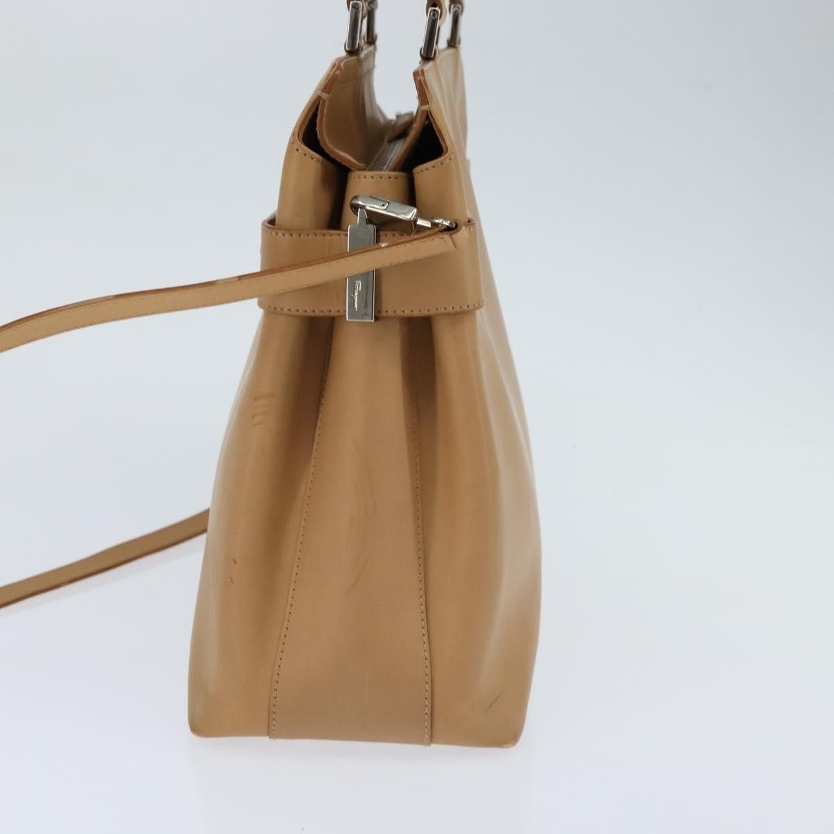 Salvatore Ferragamo Salvatore Ferragamo Gancini Tote Leather Size ONE SIZE - 3 Thumbnail