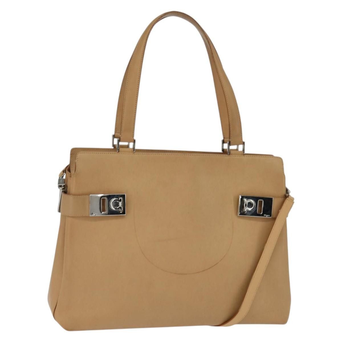 Salvatore Ferragamo Salvatore Ferragamo Gancini Tote Leather Size ONE SIZE - 18 Thumbnail