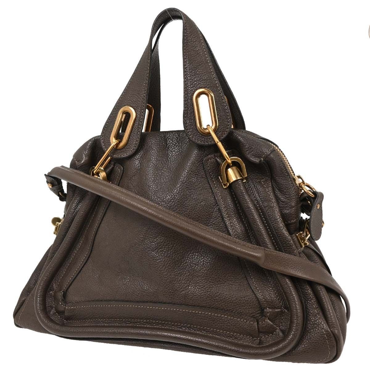 Chloe Chloe Paraty Top Handle Bag Leather Size ONE SIZE - 2 Thumbnail