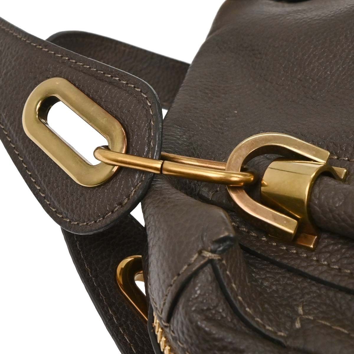 Chloe Chloe Paraty Top Handle Bag Leather Size ONE SIZE - 9 Thumbnail