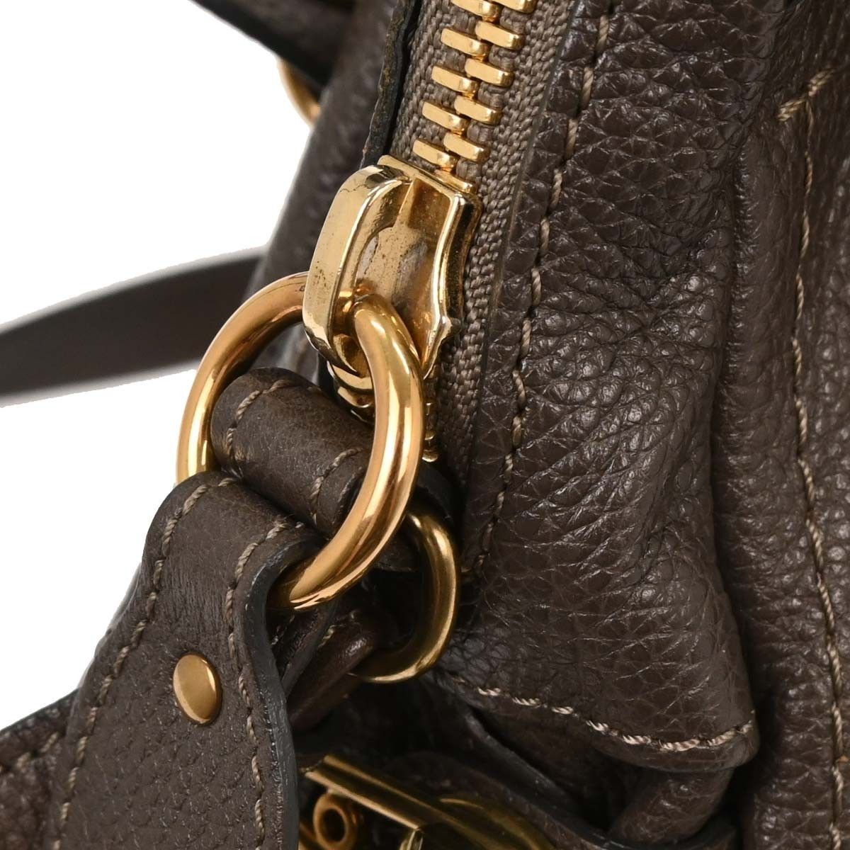 Chloe Chloe Paraty Top Handle Bag Leather Size ONE SIZE - 10 Thumbnail