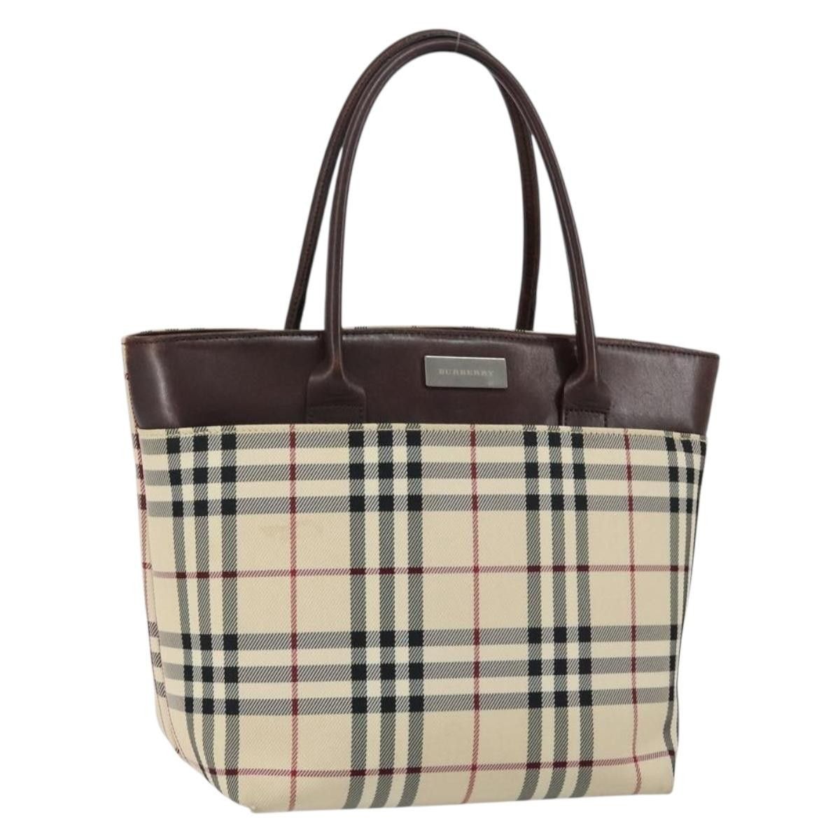 Burberry Burberry Nova Check Handbag Nova Check Canvas and leather Size ONE SIZE - 16 Thumbnail