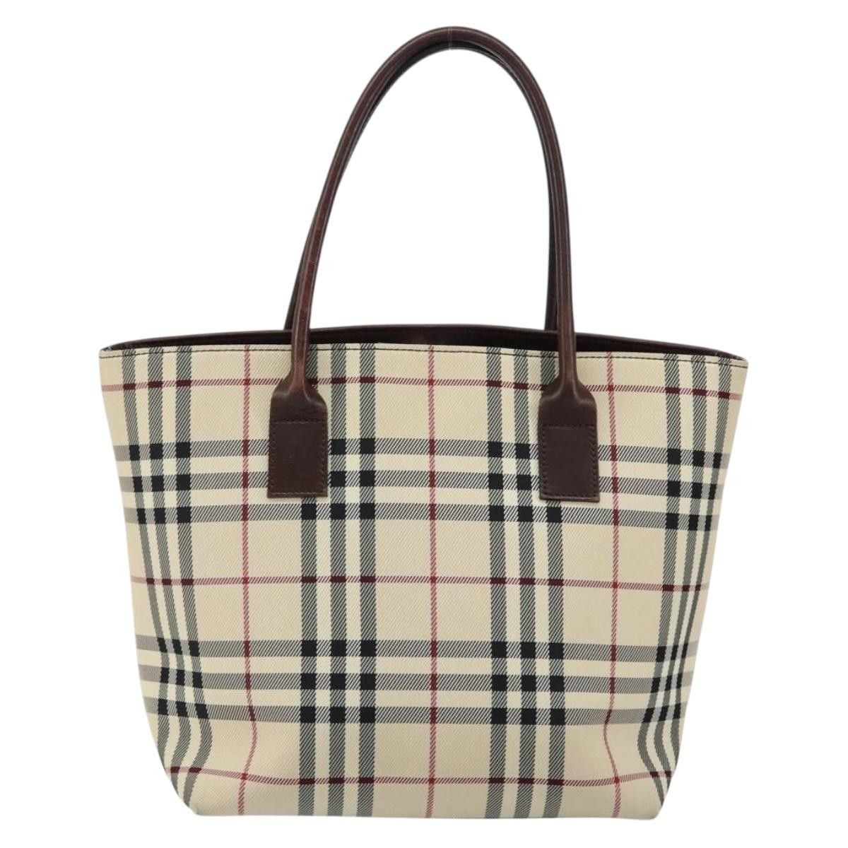 Burberry Burberry Nova Check Handbag Nova Check Canvas and leather Size ONE SIZE - 2 Thumbnail