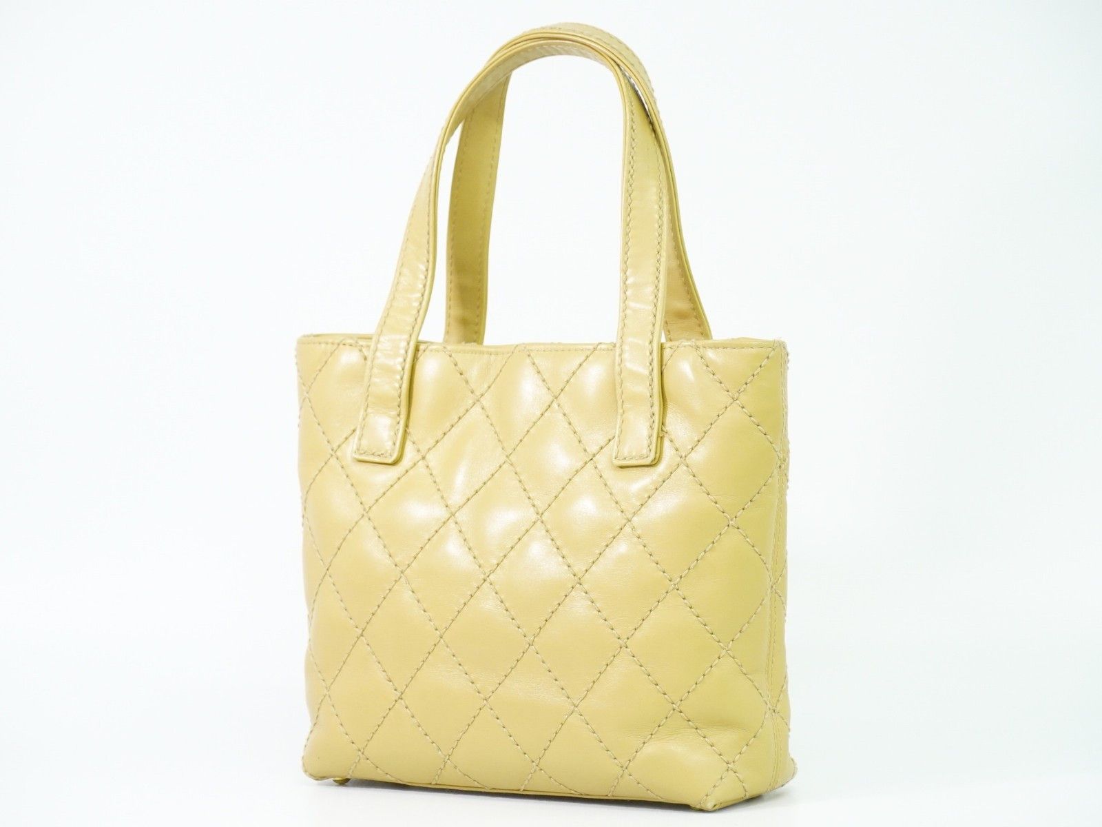 Chanel Chanel Surpique Tote Quilted Leather Size ONE SIZE - 2 Thumbnail