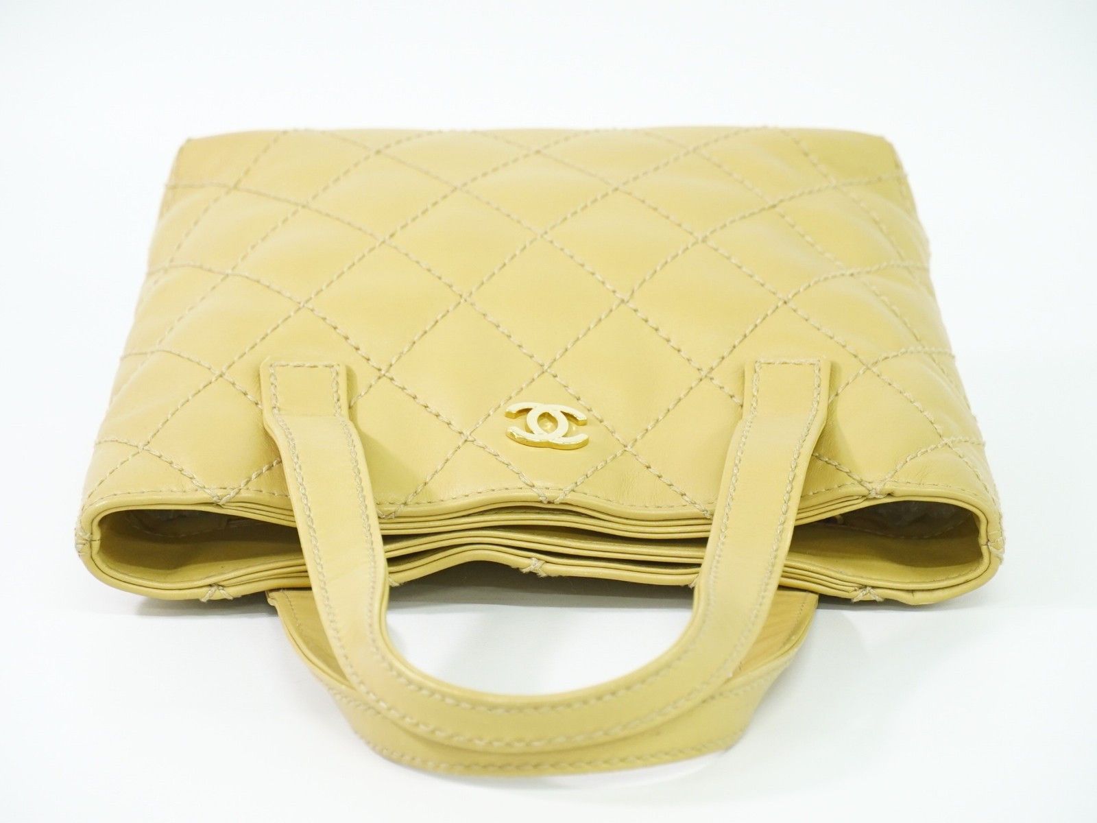Chanel Chanel Surpique Tote Quilted Leather Size ONE SIZE - 7 Thumbnail