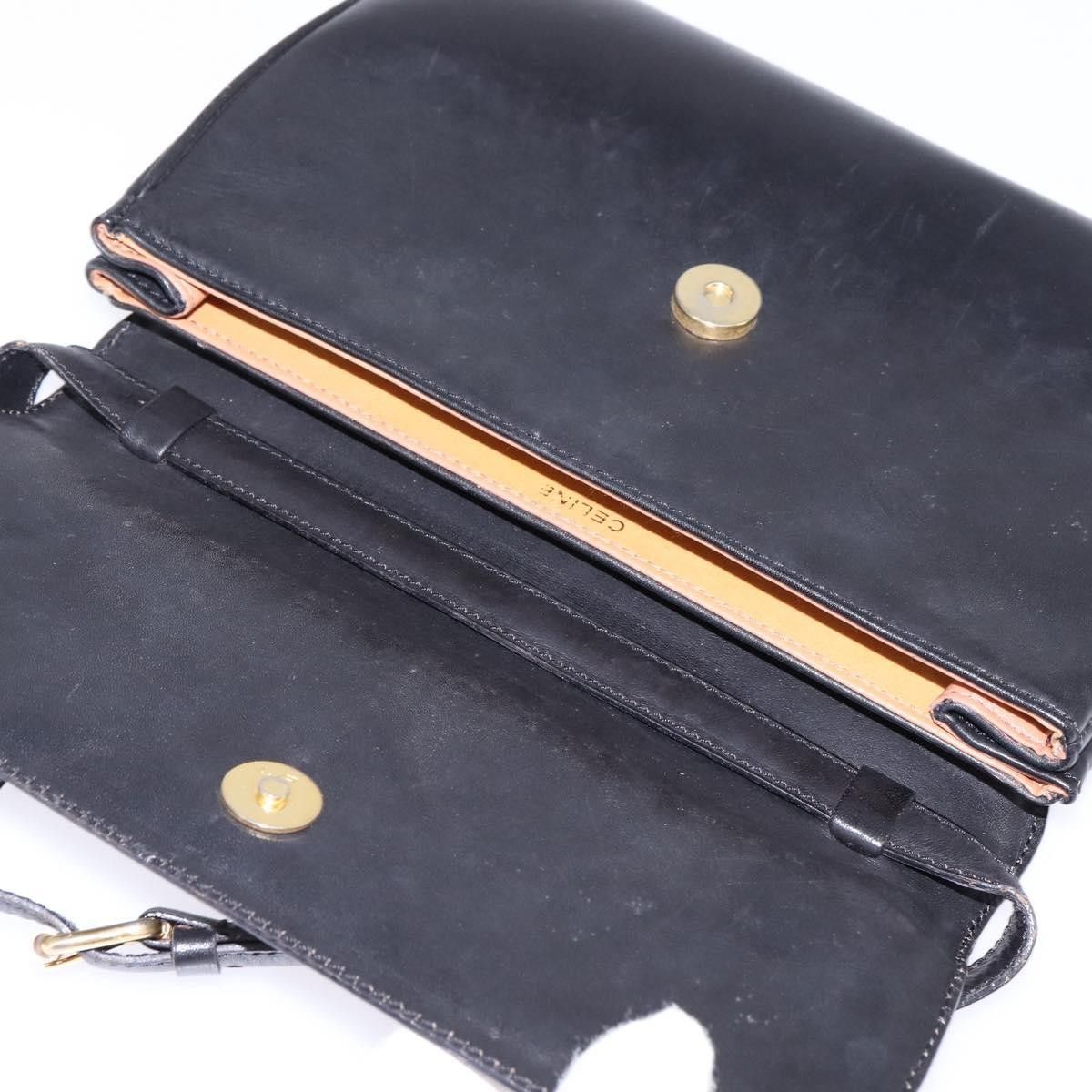 Celine Celine Vintage Triomphe Shoulder Bag Leather Size ONE SIZE - 15 Thumbnail