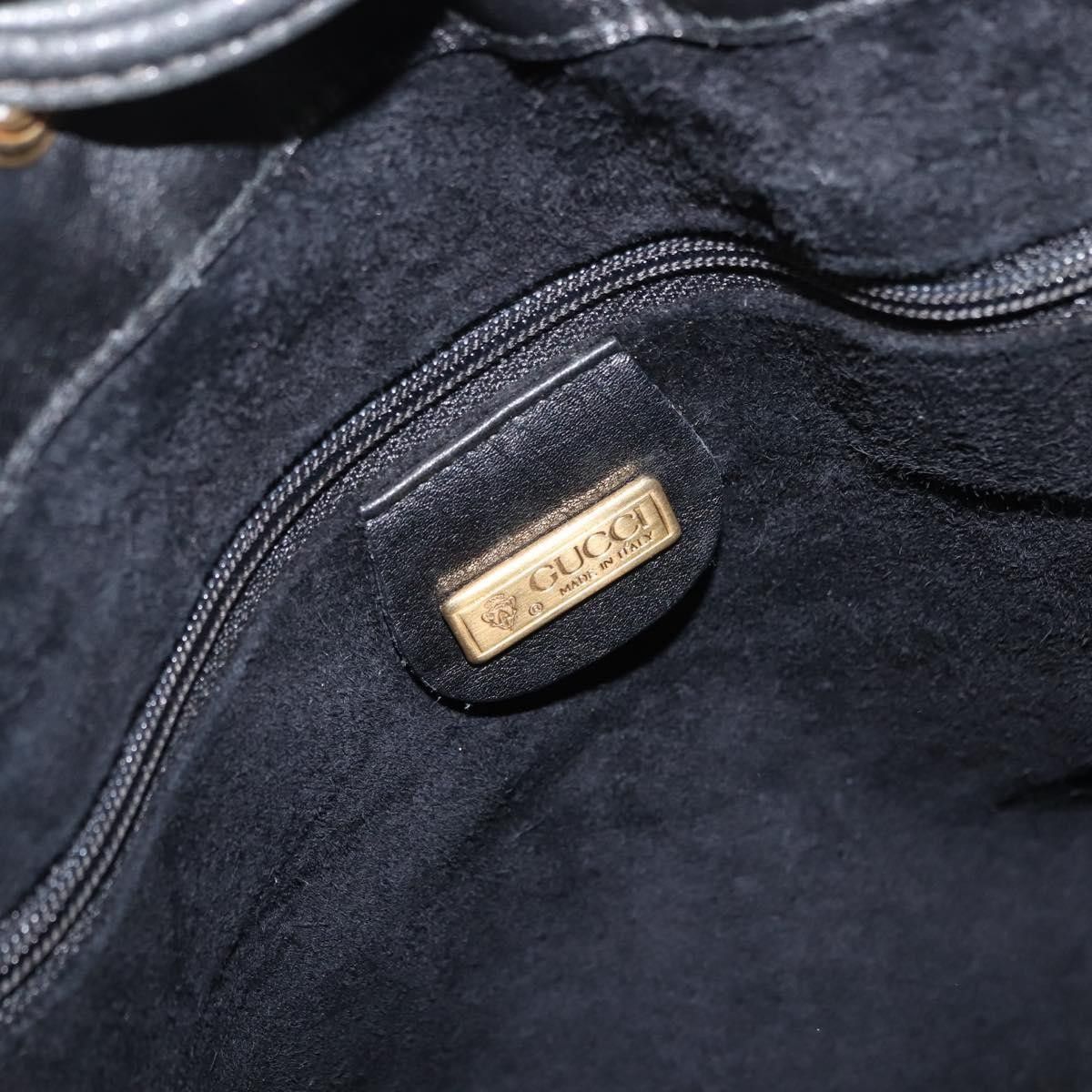 Gucci Gucci Vintage Drawstring Shoulder Bag Leather Size ONE SIZE - 7 Thumbnail