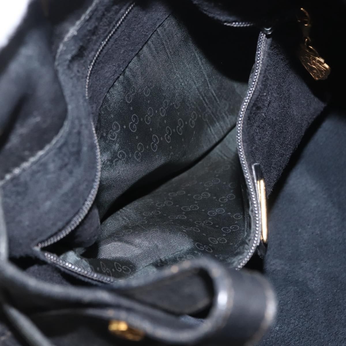 Gucci Gucci Vintage Drawstring Shoulder Bag Leather Size ONE SIZE - 18 Thumbnail