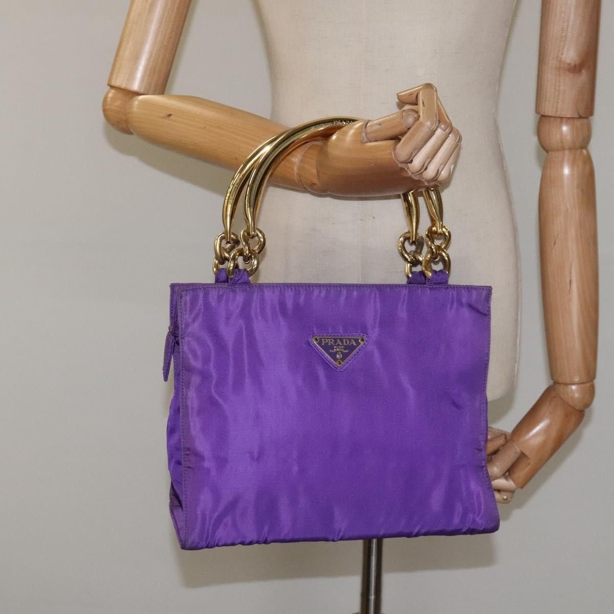 Prada Prada Metal Handles Tote Tessuto Size ONE SIZE - 14 Thumbnail