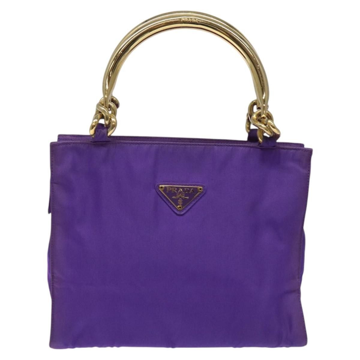 Prada Prada Metal Handles Tote Tessuto Size ONE SIZE - 15 Thumbnail
