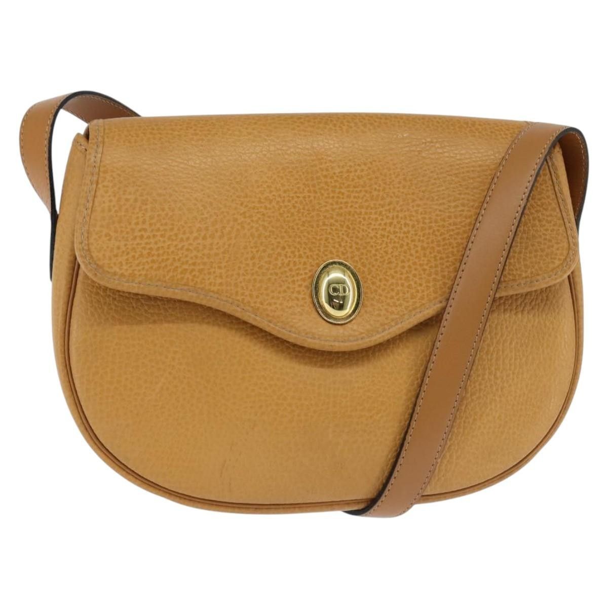 Dior Christian Dior Vintage CD Logo Shoulder Bag Leather Size ONE SIZE - 21 Thumbnail