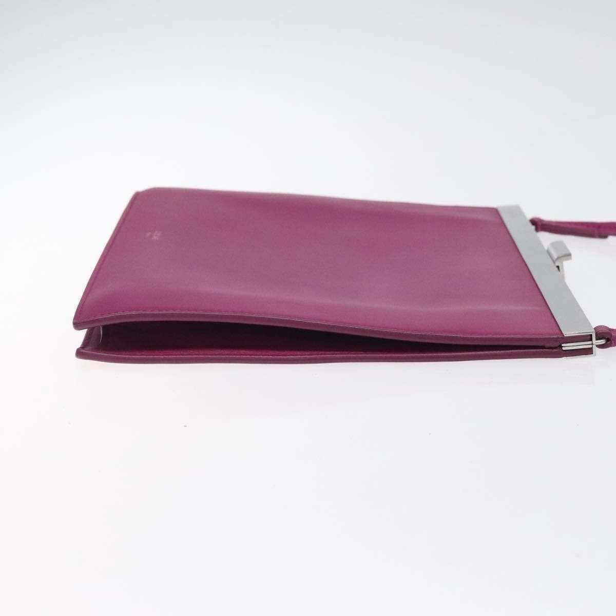 Celine Celine Clasp Crossbody Bag Leather Size ONE SIZE - 3 Thumbnail