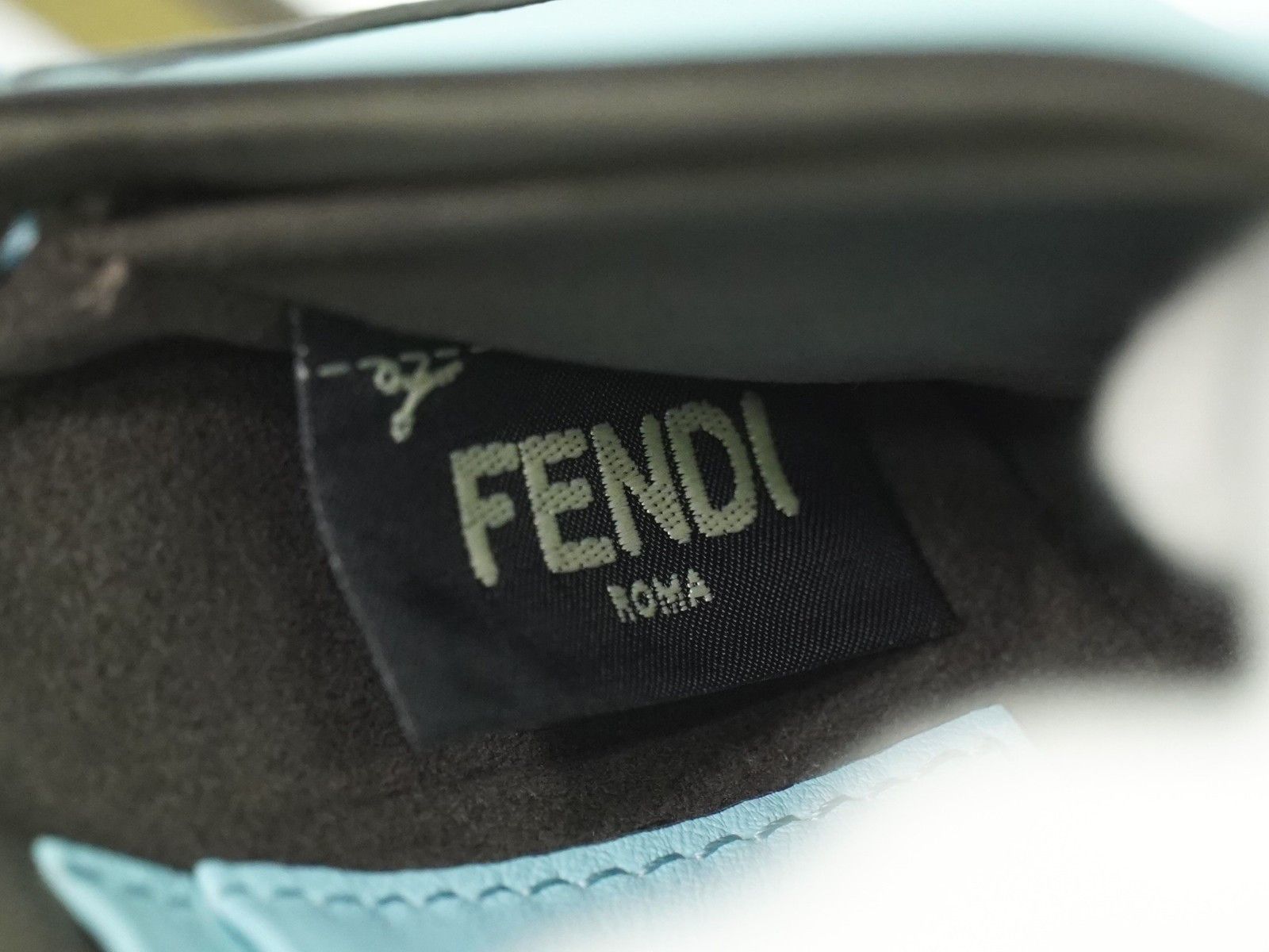 Fendi Fendi Double Baguette Embroidered Studded Leather Size ONE SIZE - 21 Thumbnail