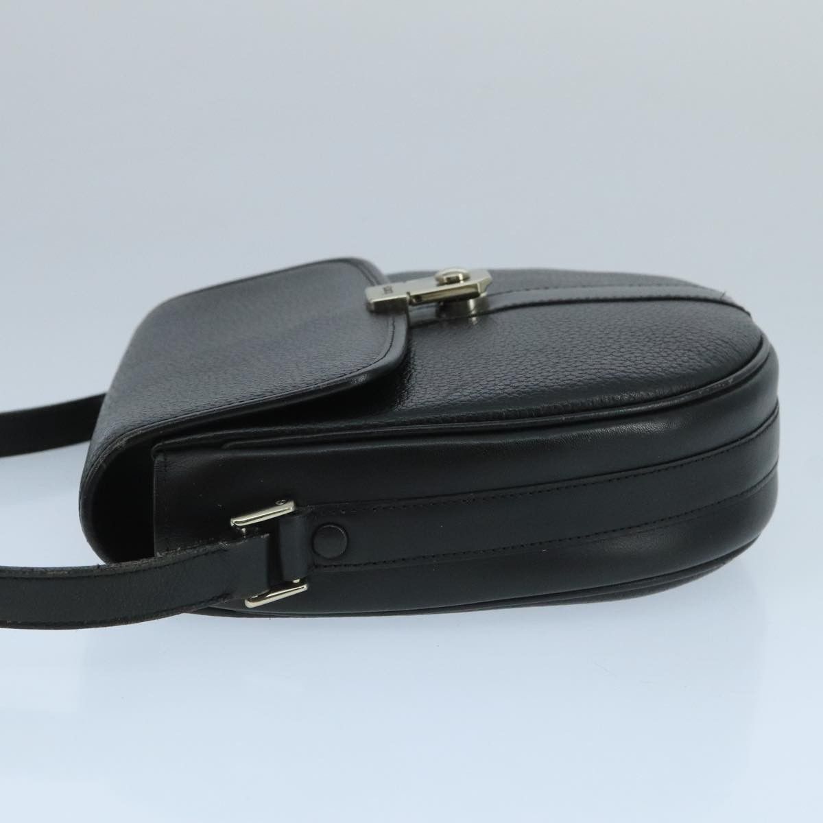 Burberry Burberry Flap Shoulder Bag Leather Size ONE SIZE - 4 Thumbnail