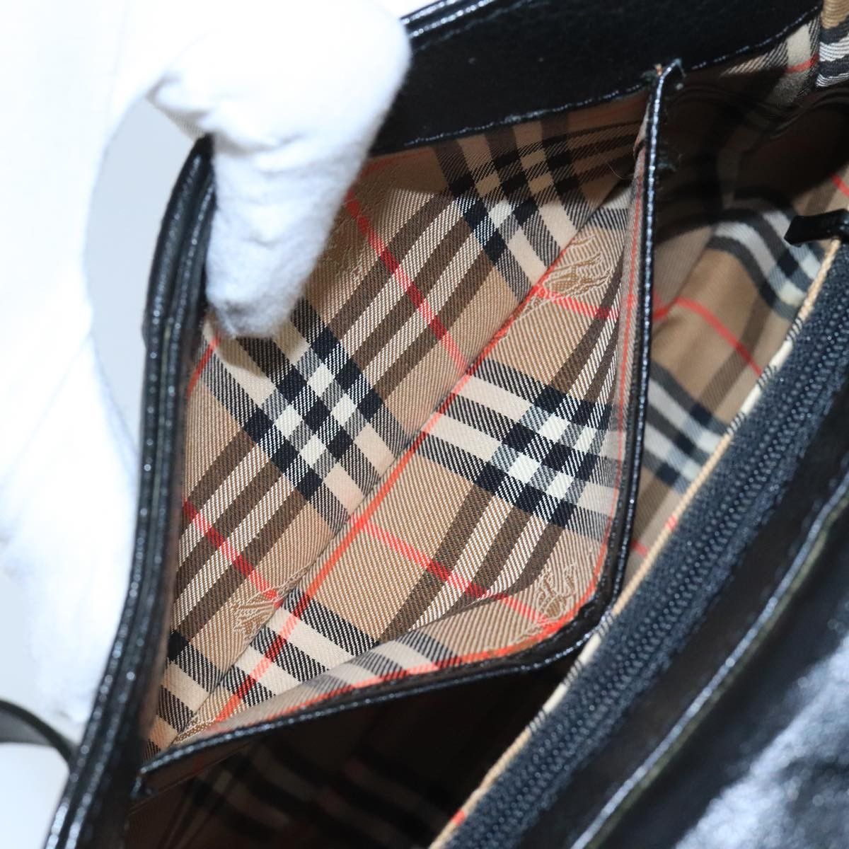 Burberry Burberry Flap Shoulder Bag Leather Size ONE SIZE - 21 Thumbnail