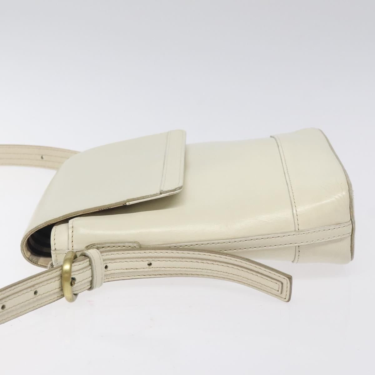 Burberry Burberry Flap Shoulder Bag Leather Size ONE SIZE - 4 Thumbnail