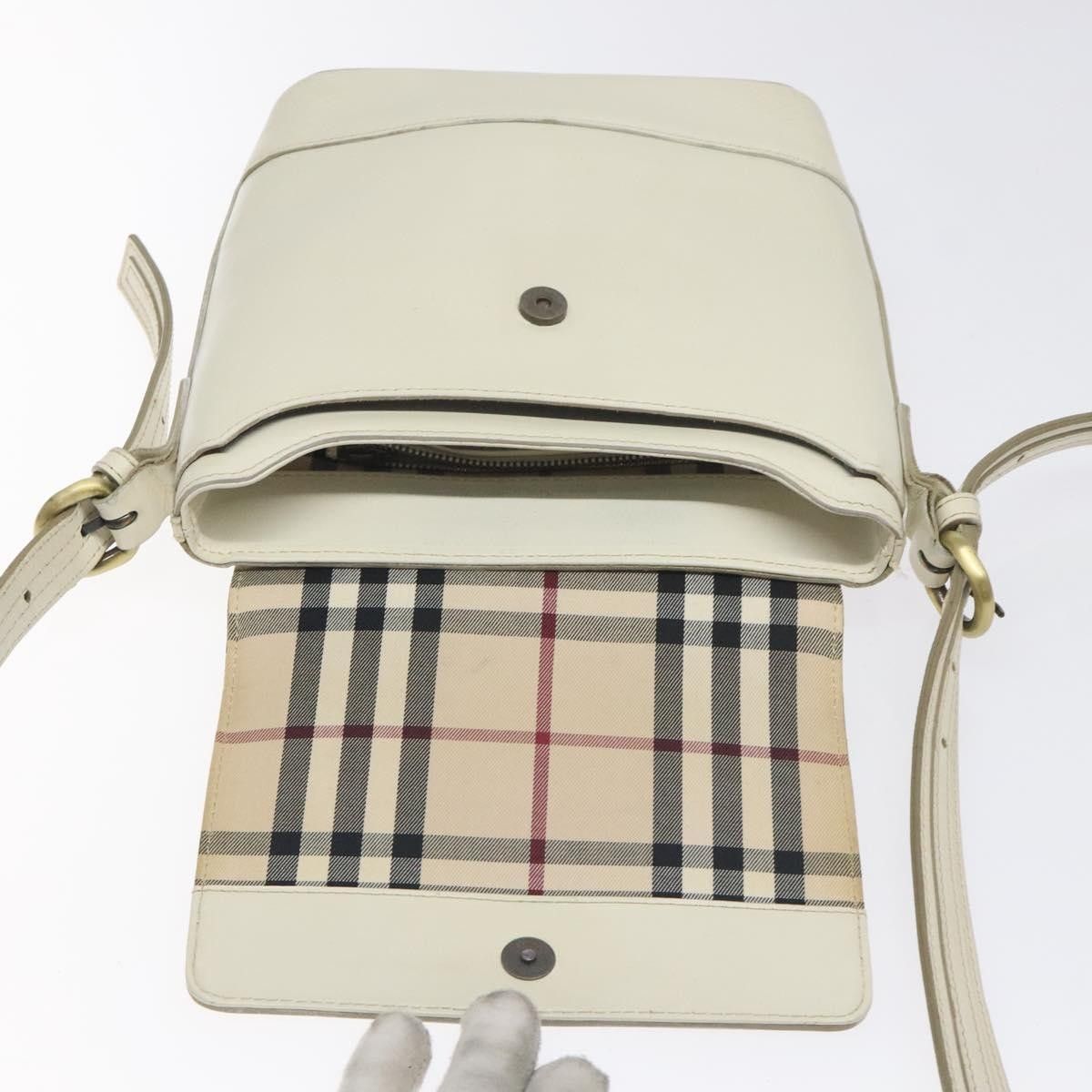 Burberry Burberry Flap Shoulder Bag Leather Size ONE SIZE - 17 Thumbnail