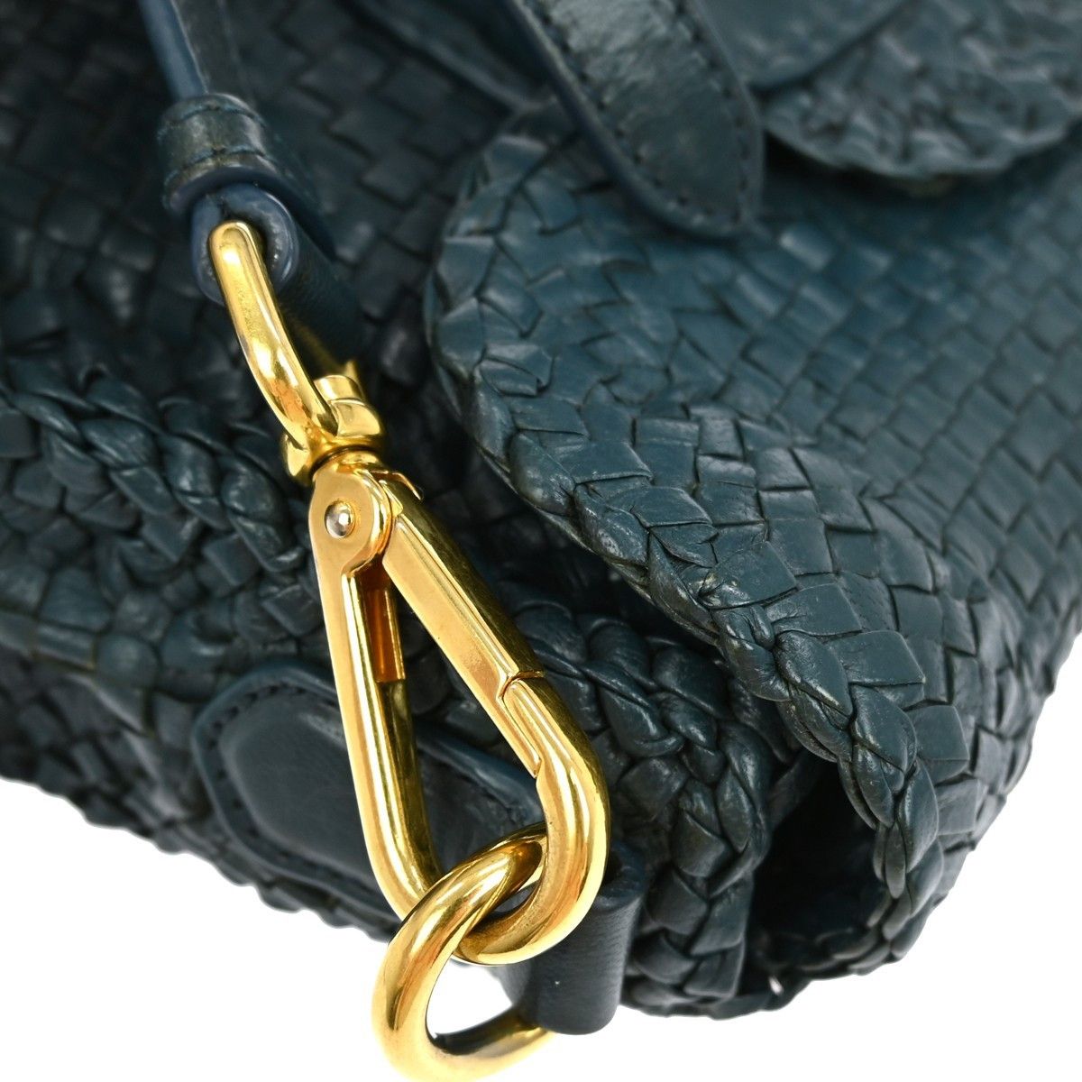 Prada Prada Madras Shoulder Bag Leather Size ONE SIZE - 7 Thumbnail