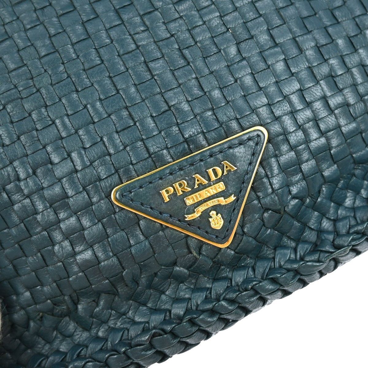 Prada Prada Madras Shoulder Bag Leather Size ONE SIZE - 9 Thumbnail