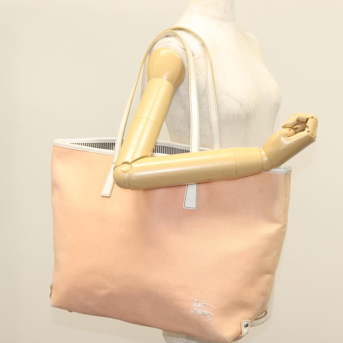 Burberry Burberry Blue Label Tote Bag Canvas Size ONE SIZE - 13 Thumbnail