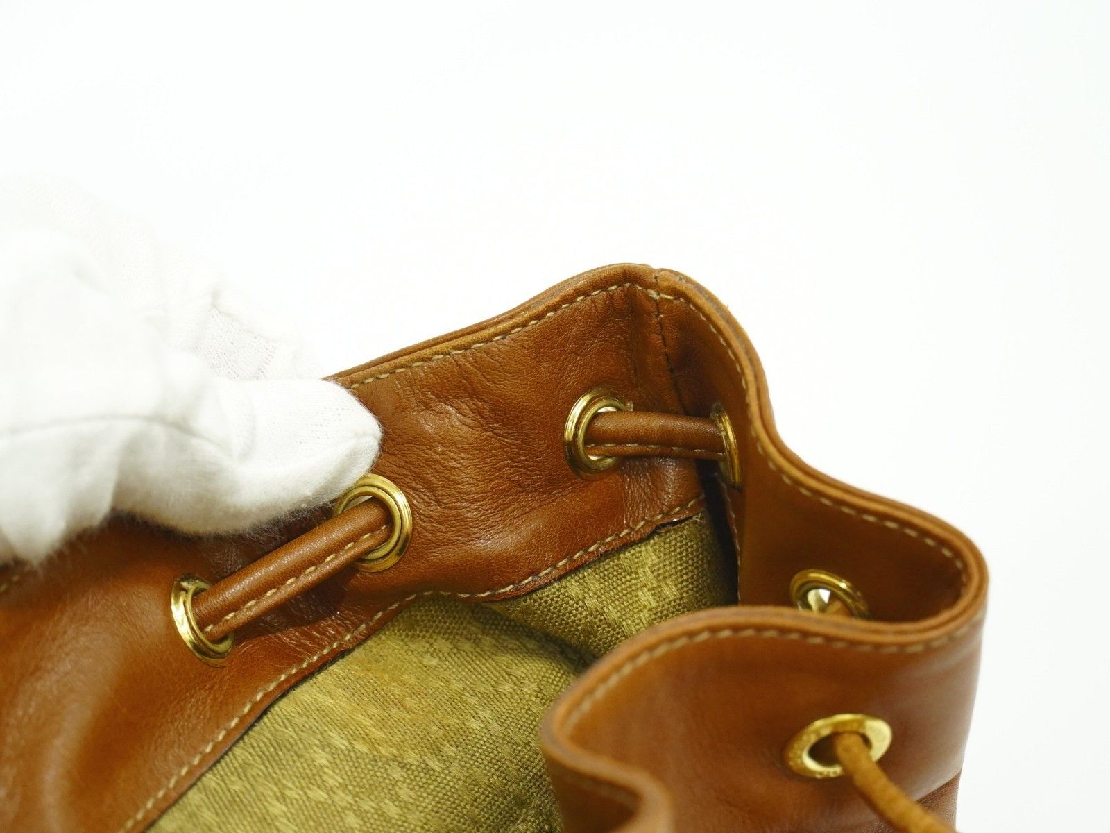 Gucci Gucci Vintage Bamboo Backpack Leather Size ONE SIZE - 15 Thumbnail
