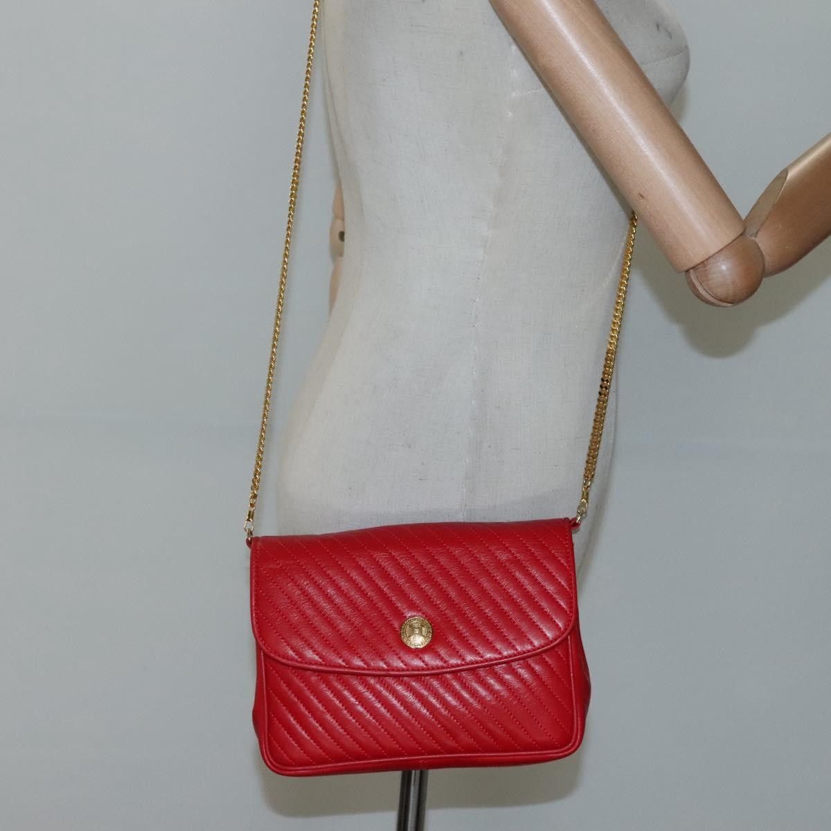Celine Celine Chain Shoulder Bag Leather Size ONE SIZE - 14 Thumbnail