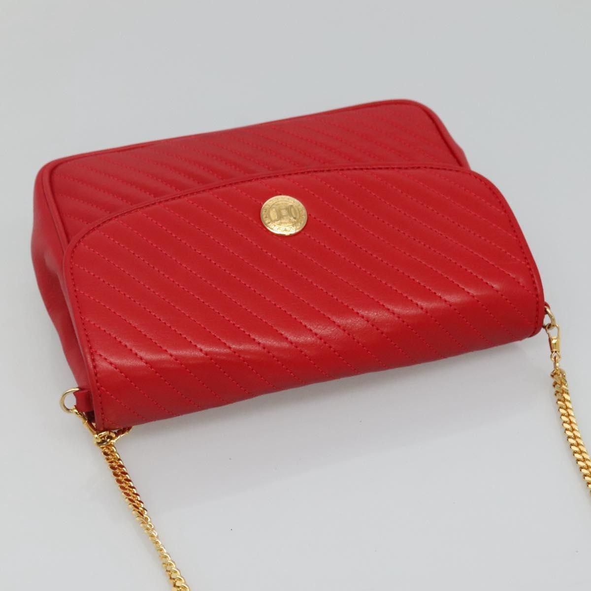 Celine Celine Chain Shoulder Bag Leather Size ONE SIZE - 16 Thumbnail