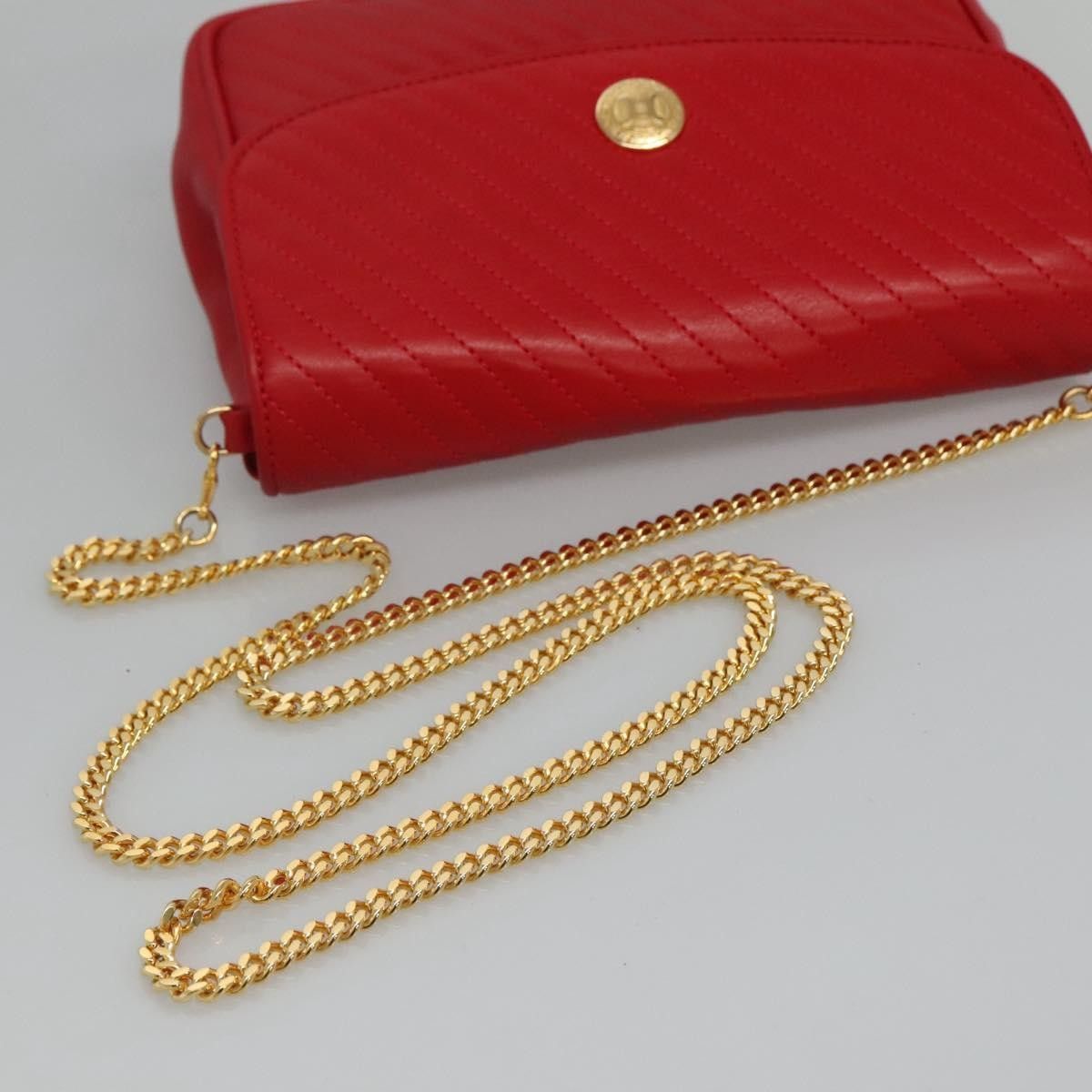 Celine Celine Chain Shoulder Bag Leather Size ONE SIZE - 8 Thumbnail