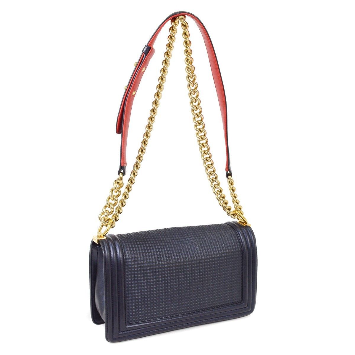 Chanel Chanel Boy Flap Bag Cube Embossed Lambskin Size ONE SIZE - 2 Thumbnail