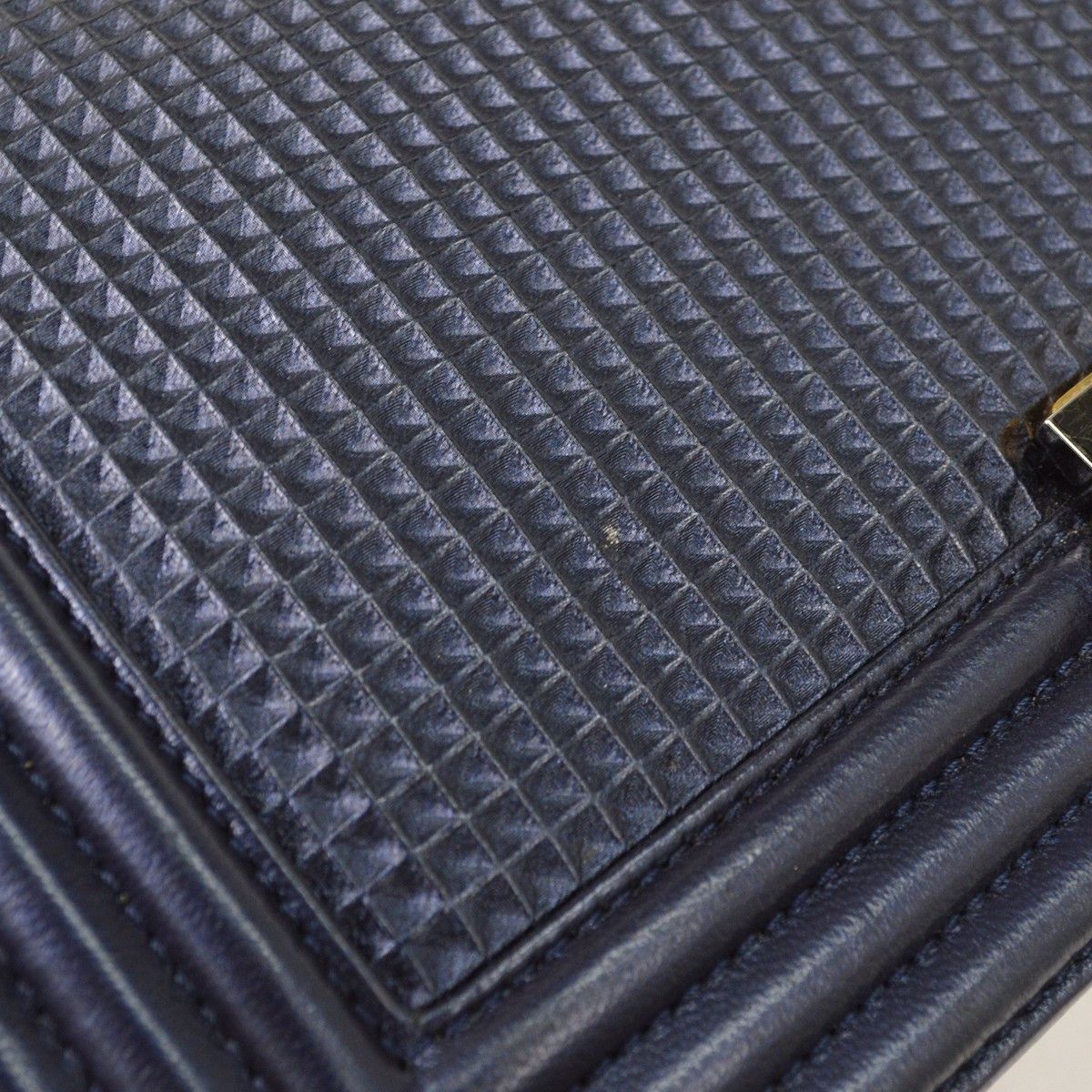 Chanel Chanel Boy Flap Bag Cube Embossed Lambskin Size ONE SIZE - 7 Thumbnail