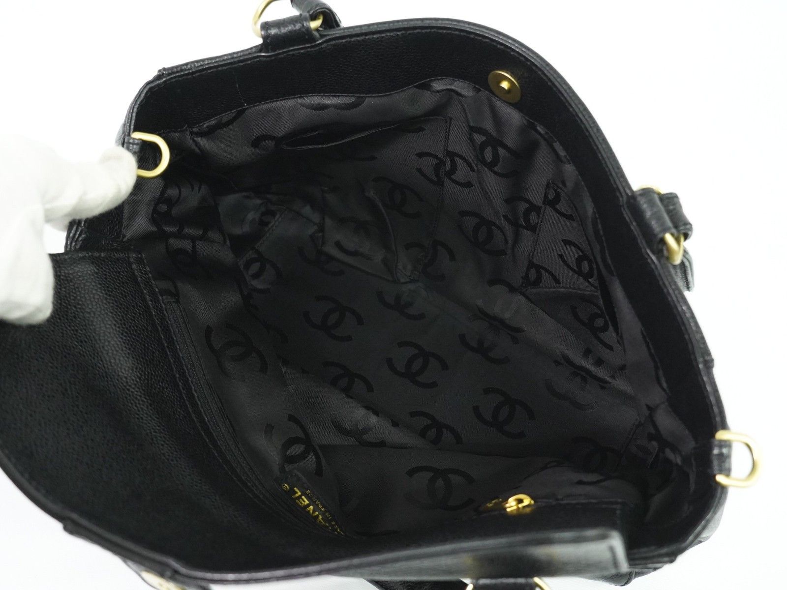 Chanel Chanel Vintage Timeless Convertible Tote Caviar Size ONE SIZE - 4 Thumbnail