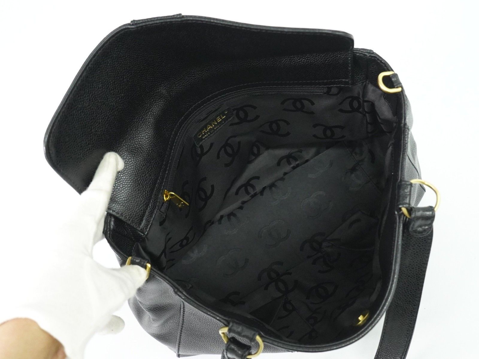 Chanel Chanel Vintage Timeless Convertible Tote Caviar Size ONE SIZE - 17 Thumbnail