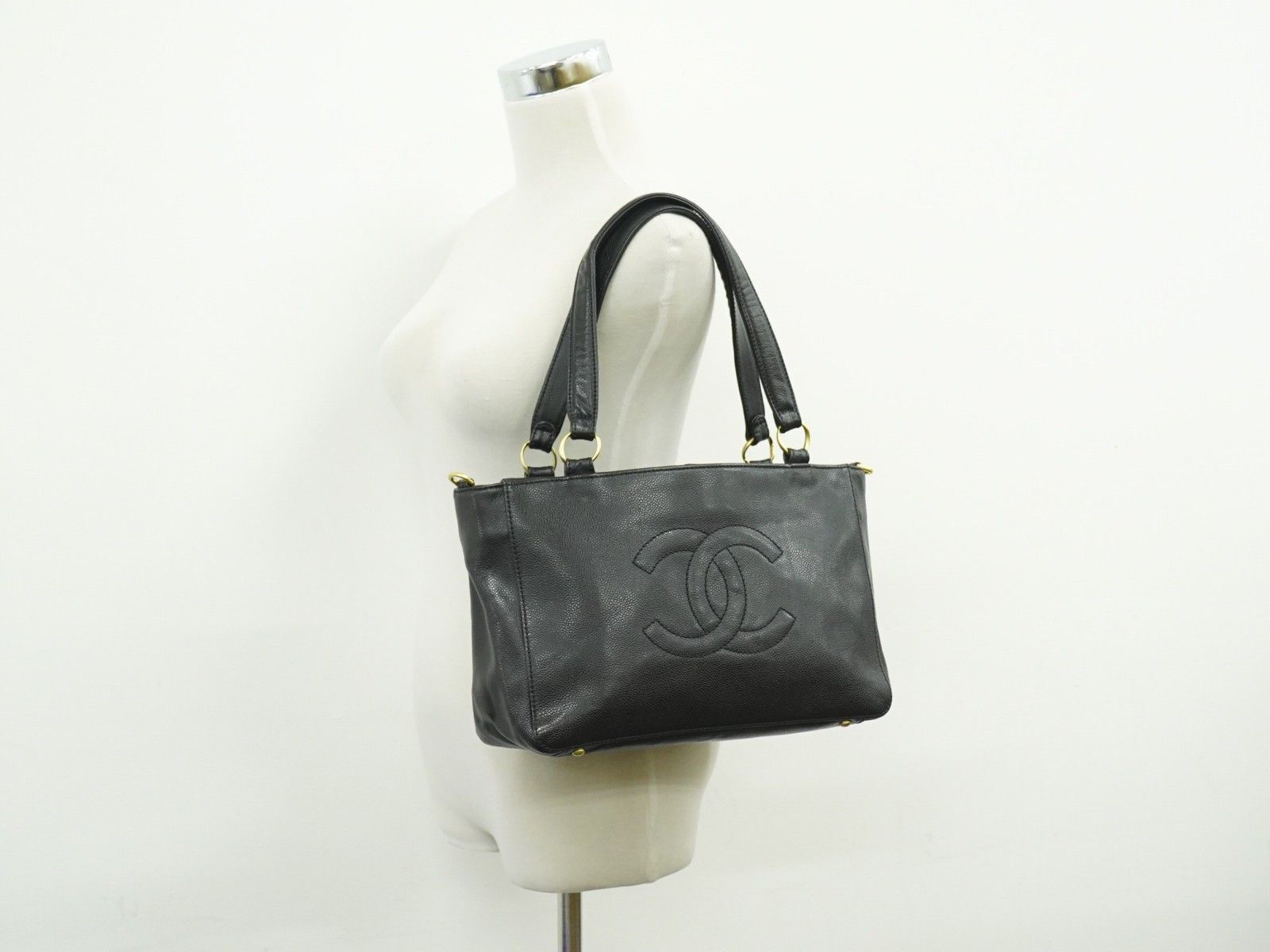 Chanel Chanel Vintage Timeless Convertible Tote Caviar Size ONE SIZE - 10 Thumbnail